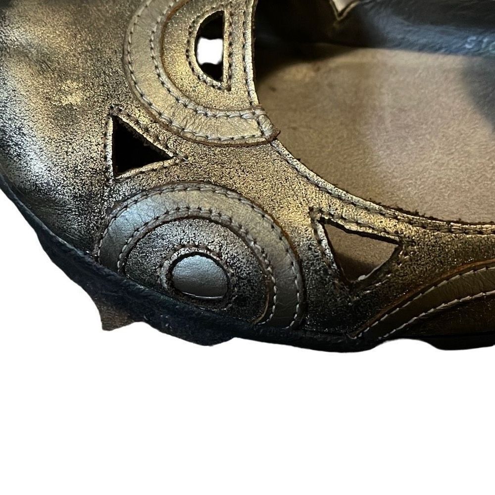 Naot Mary Jane slingback leather shoes bronze size 8.5 - Picture 8 of 8